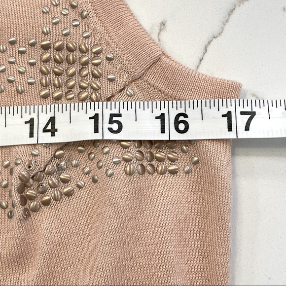 Magaschoni Top Silk Cashmere Sleeveless Medium - Picture 6 of 8